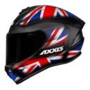Capacete Axxis Draken Uk Matt Black Red Blue