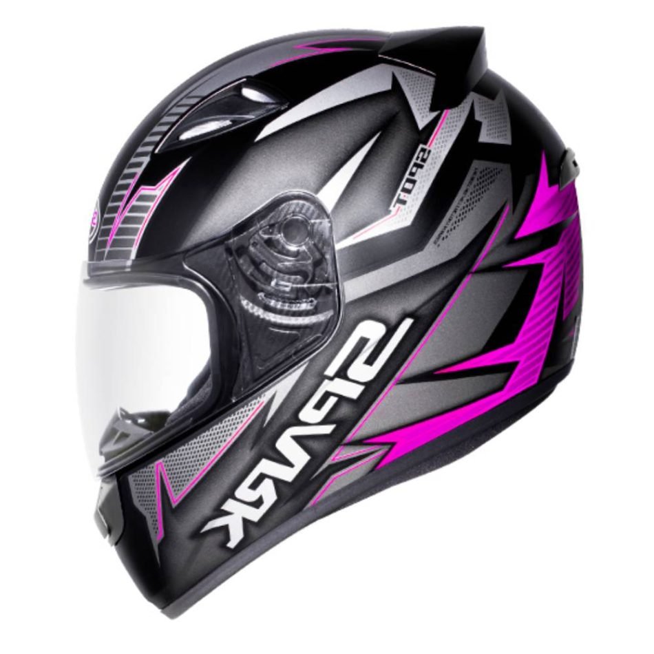 Capacete EBF New Spark Spot Fosco Rosa