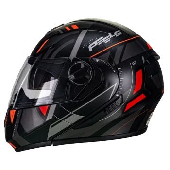 Capacete Peels Urban 2 Dynamic Preto Fosco Vermelho