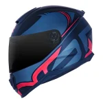 Capacete Norisk FF802 Razor Squalo Matte Black Red