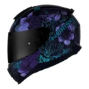 Capacete Norisk FF802 Razor Bloom Black Purple
