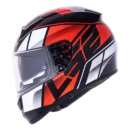 Capacete LS2 FF397 Vector FT2 Kripton Black Red White