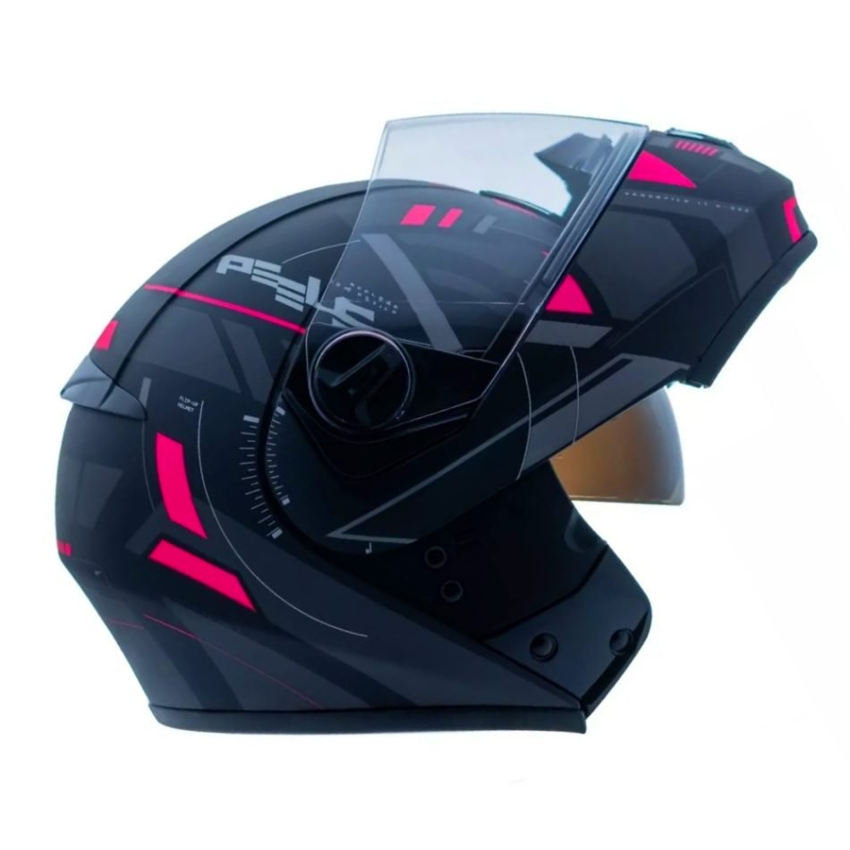 Capacete Peels Urban 2 Dynamic Preto Fosco Pink