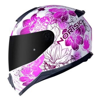 Capacete Norisk FF802 Razor Bloom White Pink