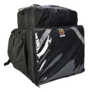 Mochila Bag Cachorro Locco Pizza Preta Bolso Superior Grande