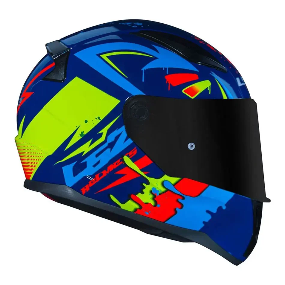 Capacete LS2 FF53 Rapid Tagline Blue Yellow
