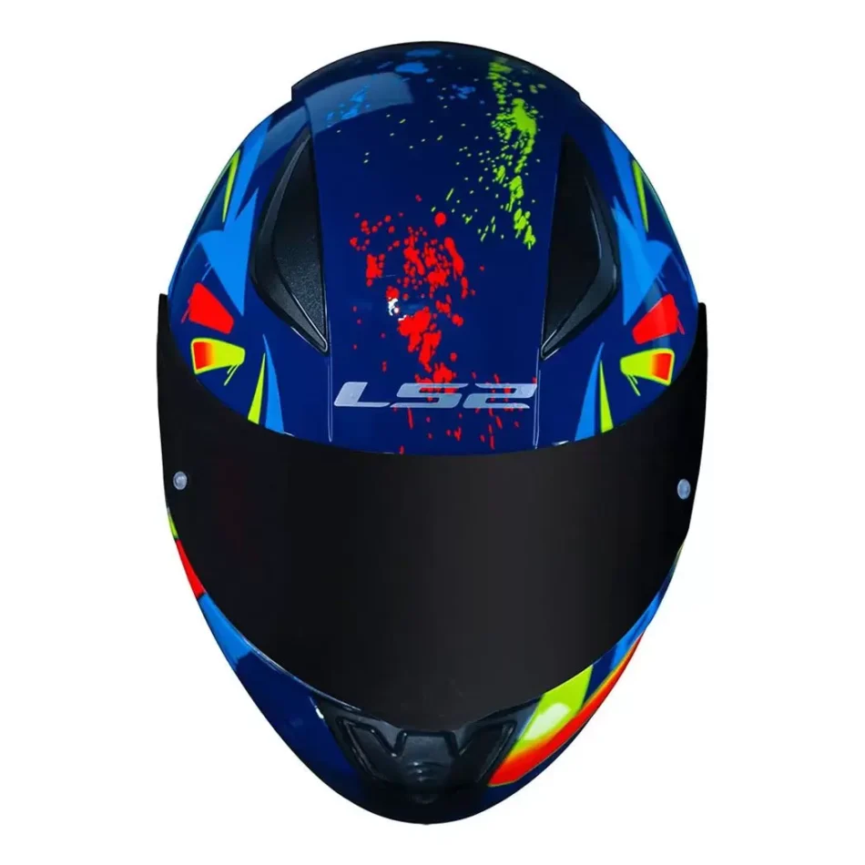 Capacete LS2 FF53 Rapid Tagline Blue Yellow