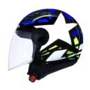 Capacete LS2 OF562 Airflow Starwar Blue Hv Yellow