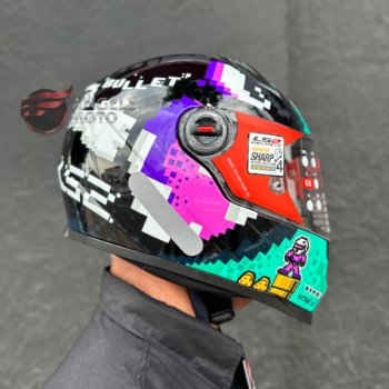 Capacete LS2 FF358 Bullet Black Blue