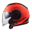Capacete LS2 Verso OF570 Spin Matte Fluo Orange Black