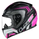 Capacete LS2 FF353 Rapid Doom Matte Black Pink