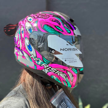 Capacete Norisk FF802 Razor Parasite Pink