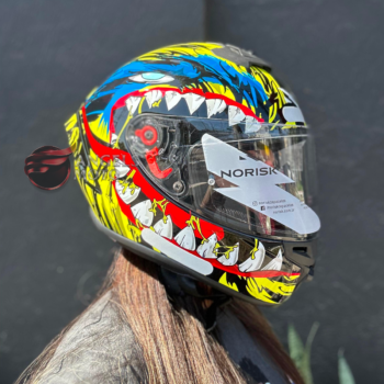 Capacete Norisk Supra Hungry Yellow Blue