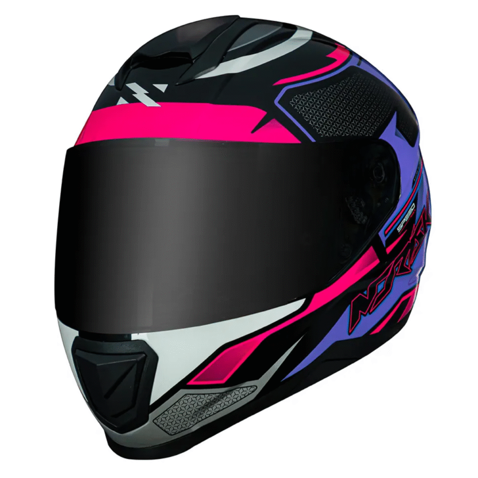 Capacete Norisk Fab FF802 Razor Speedmax Black Pink