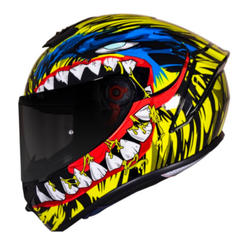 Capacete Norisk Supra Hungry Yellow Blue