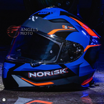 Capacete Norisk Strada Drive Blue Orange Grey