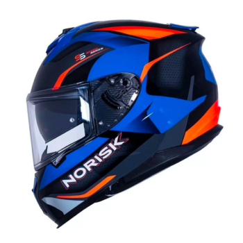 Capacete Norisk Strada Drive Blue Orange Grey