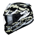 Capacete Norisk Strada Commando White Black