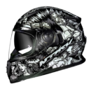 Capacete Norisk FF302 Hot Girl Black White