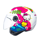 Capacete Peels Freeway Hello Kitty Neon Branco