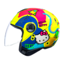 Capacete Peels Freeway Hello Kitty Neon Amarelo