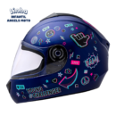 Capacete FLY Young HG Live Azul Color Infantil