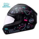 Capacete FLY Young HG Live Preto Color Infantil