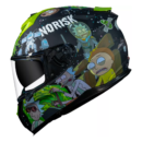 Capacete Norisk Strada Ricky And Morty Black