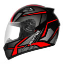 Capacete EBF Spark Spider Preto Vermelho