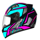 Capacete EBF Spark Spider Preto Tiffany