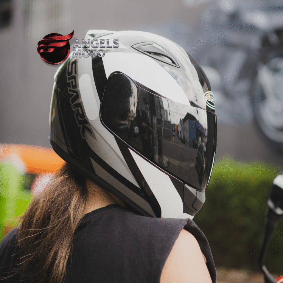 Capacete EBF New Spark Mixed Preto Prata