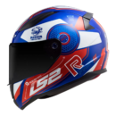 Capacete LS2 FF353 Rapid Stratus Blue Red White