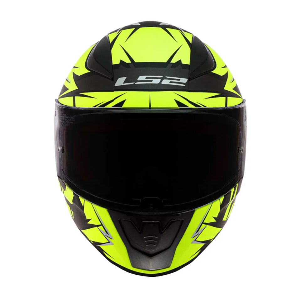 Capacete LS2 FF353 Rapid Cromo Matte Black Hi Vis Yelllow