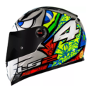 Capacete LS2 FF358 Alex Barros Silver