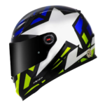 Capacete LS2 FF358 Starwar Blue Flo Yellow