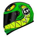 Capacete LS2 FF358 Rampage Green