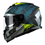 Capacete LS2 FF800 Storm Sprinter Matte Black Silver Cobalt
