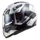 Capacete LS2 FF397 Vector Automat White Titanium