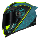 Capacete LS2 FF358 S Striker Blue HV Yellow