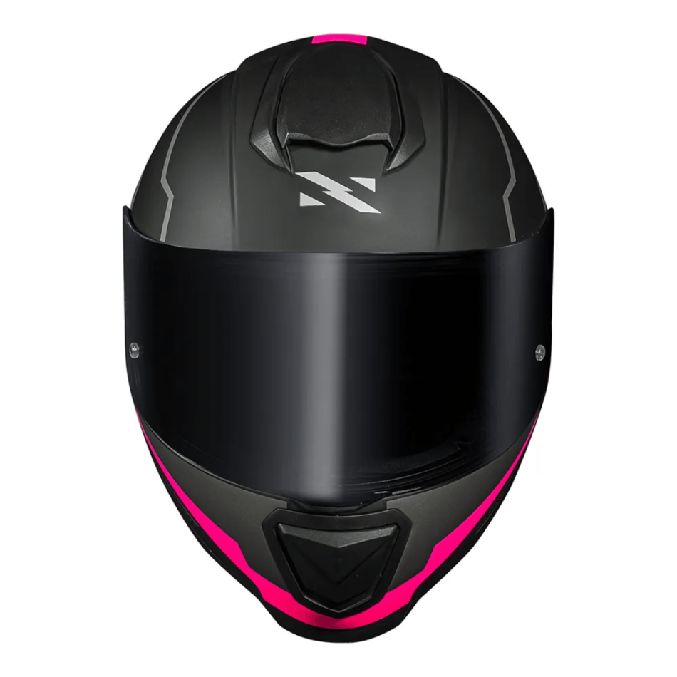 Capacete Norisk Fab FF802 Razor Full Matte Black Pink