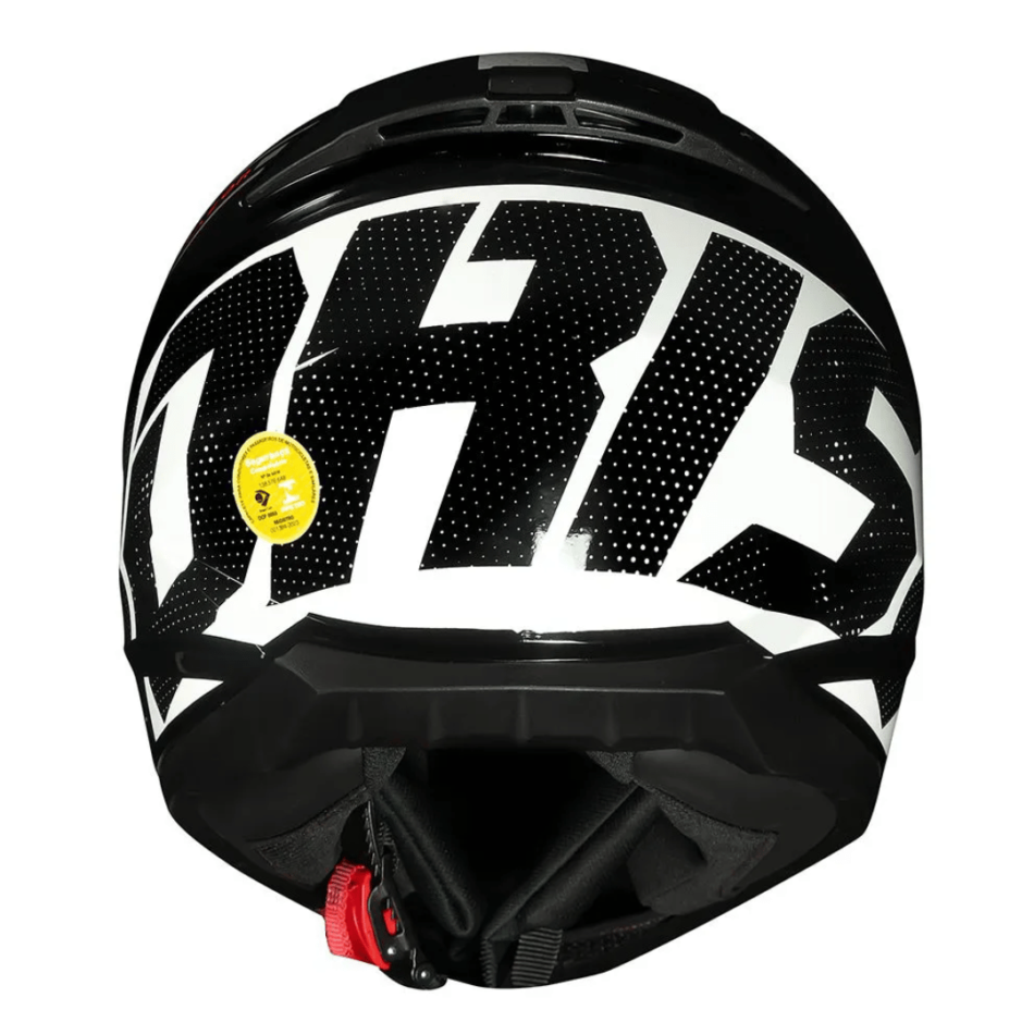 Capacete Norisk Fab FF802 Razor Full Black White