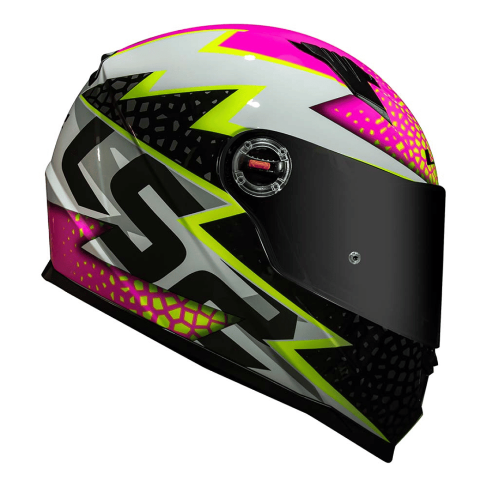 Capacete LS2 FF358 Speedy White Pink