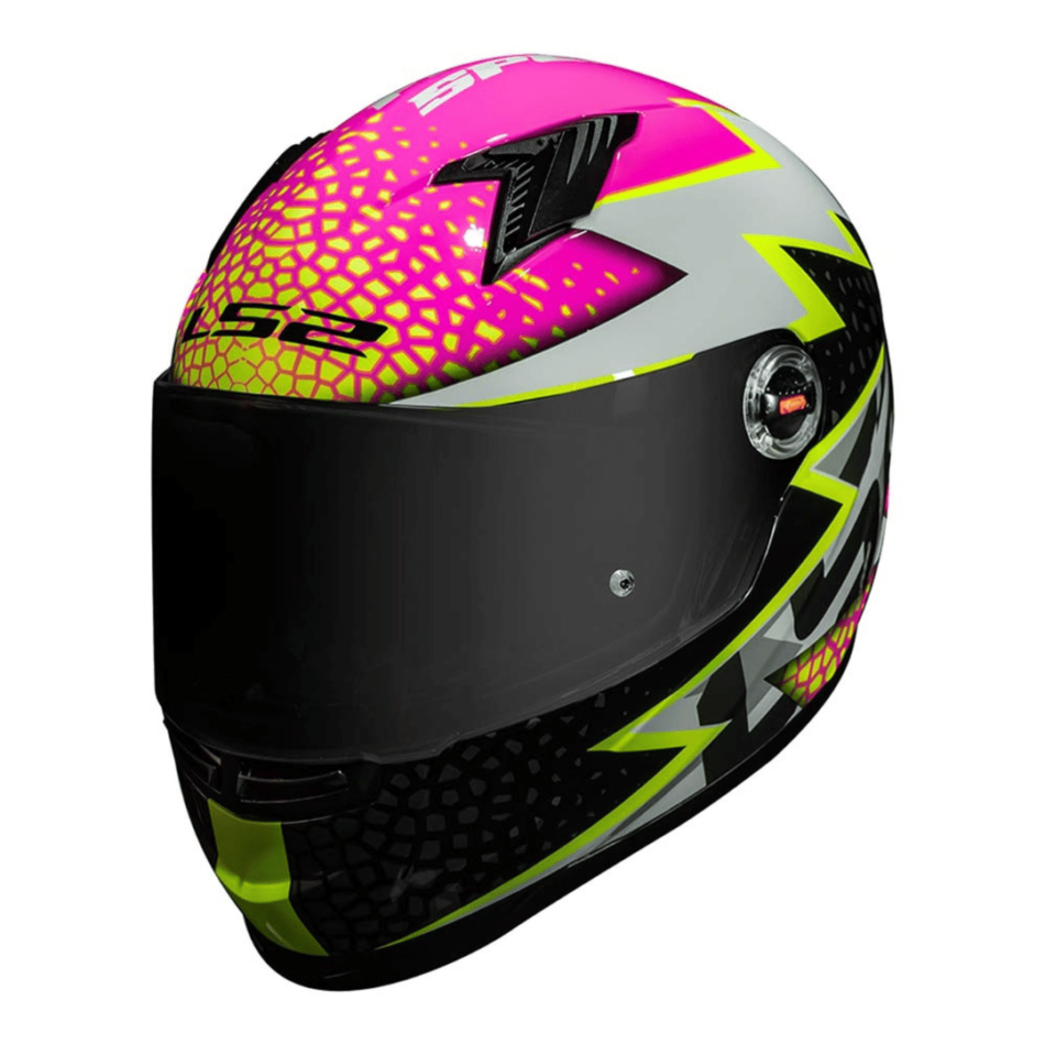 Capacete LS2 FF358 Speedy White Pink