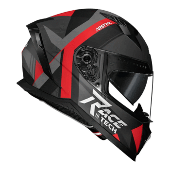 Capacete Race Tech Volt Abstrak Matte Black Red