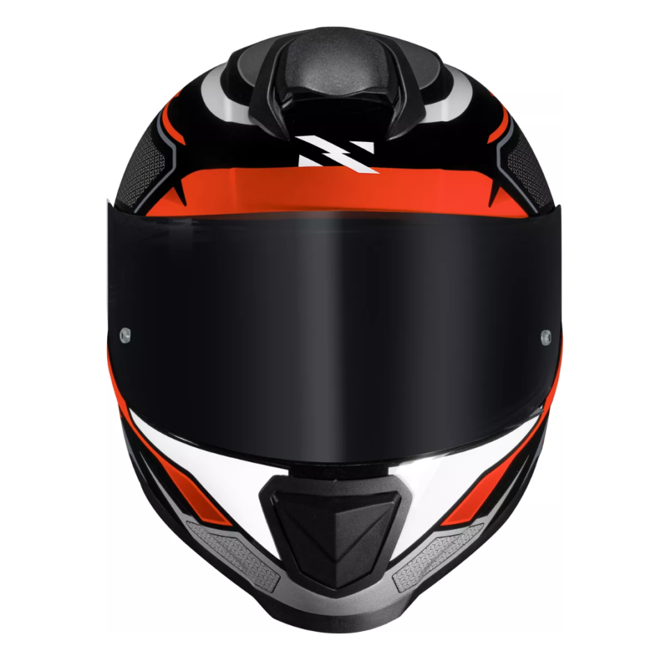 Capacete Norisk Fab FF802 Razor Speedmax Black Gray Orange