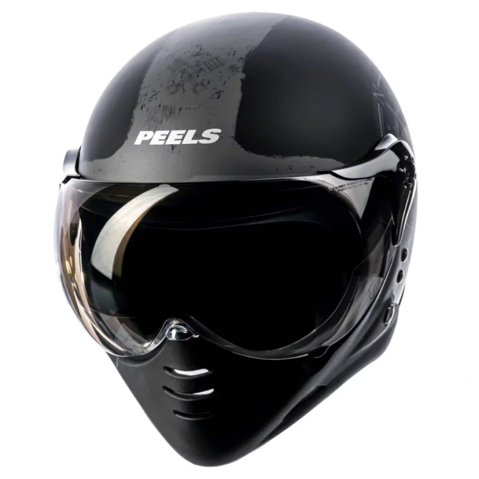 Capacete Peels F21 North Preto Fosco Grafite