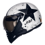 Capacete Peels F21 Old Tank Branco Preto