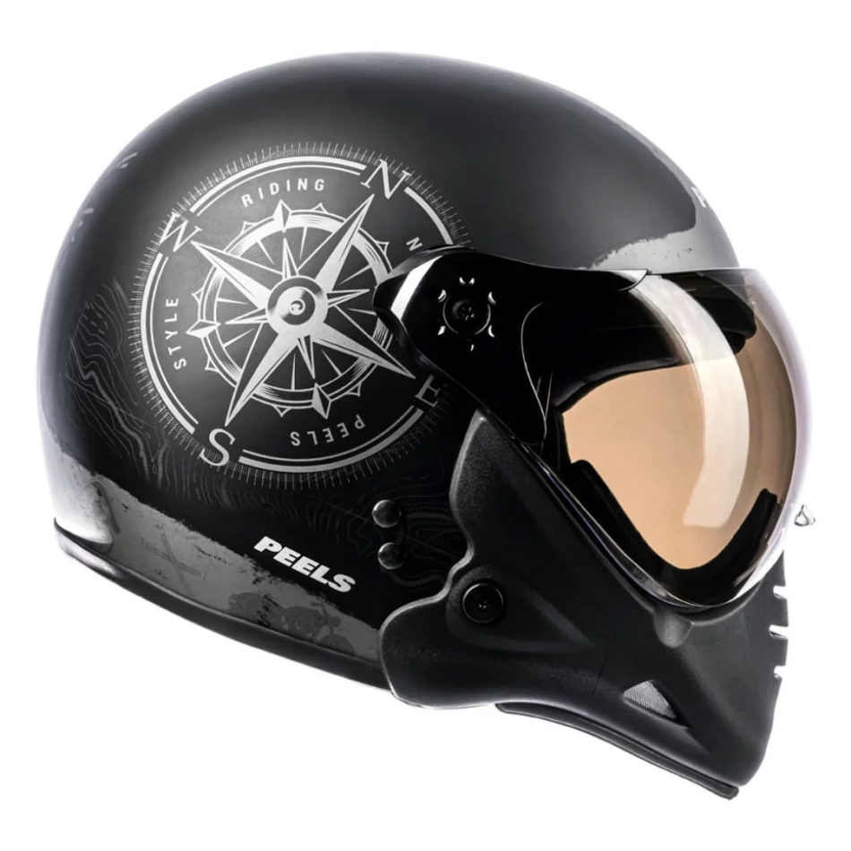 Capacete Peels F21 North Preto Fosco Grafite