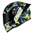 Capacete LS2 FF358 S Camo Blue Yellow