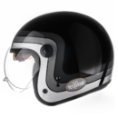 Capacete Peels Click Yesterday Preto Prata